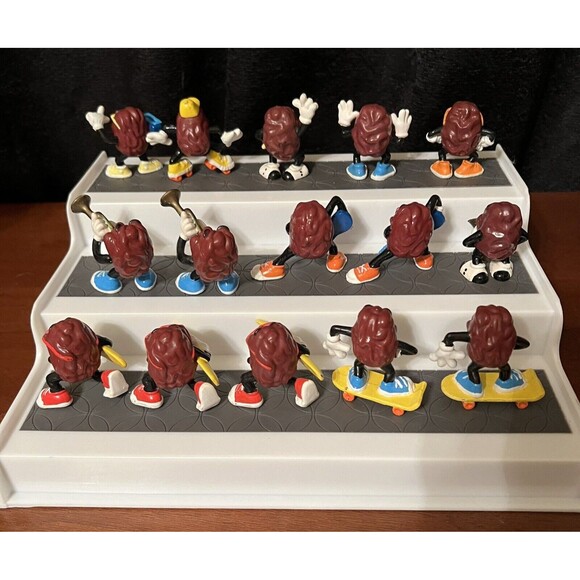 1987-88 Hardee’s California Raisins Figures Toys Lot Of 15 Calrab Applause - Picture 6 of 7